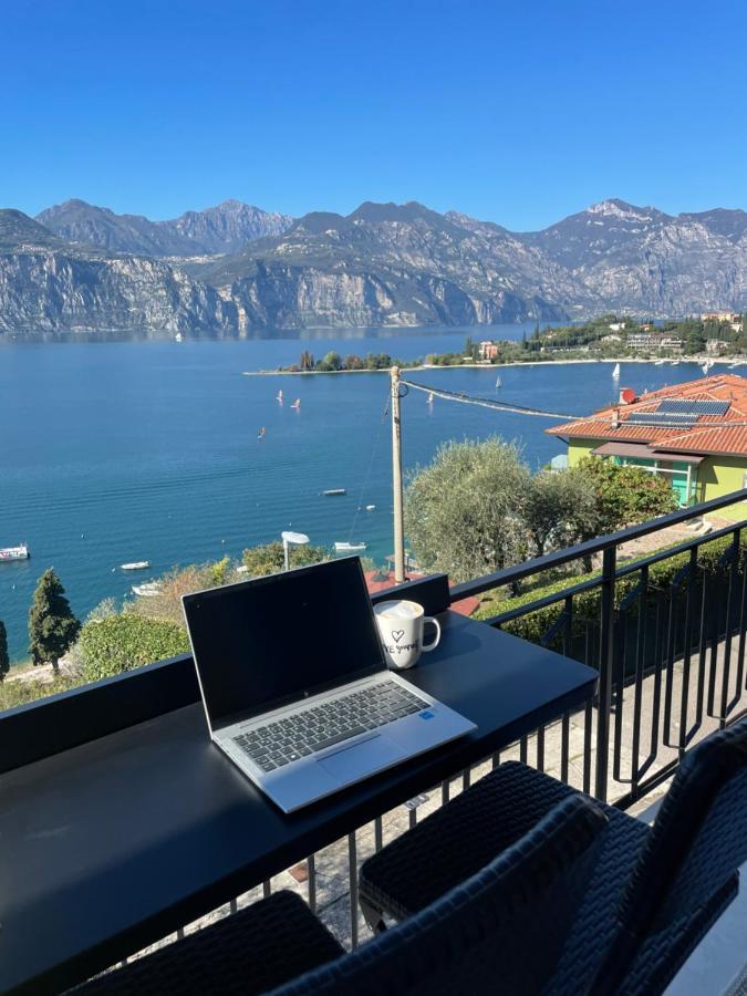 Lake View Casa Di Sandra Apartment Malcesine Dış mekan fotoğraf
